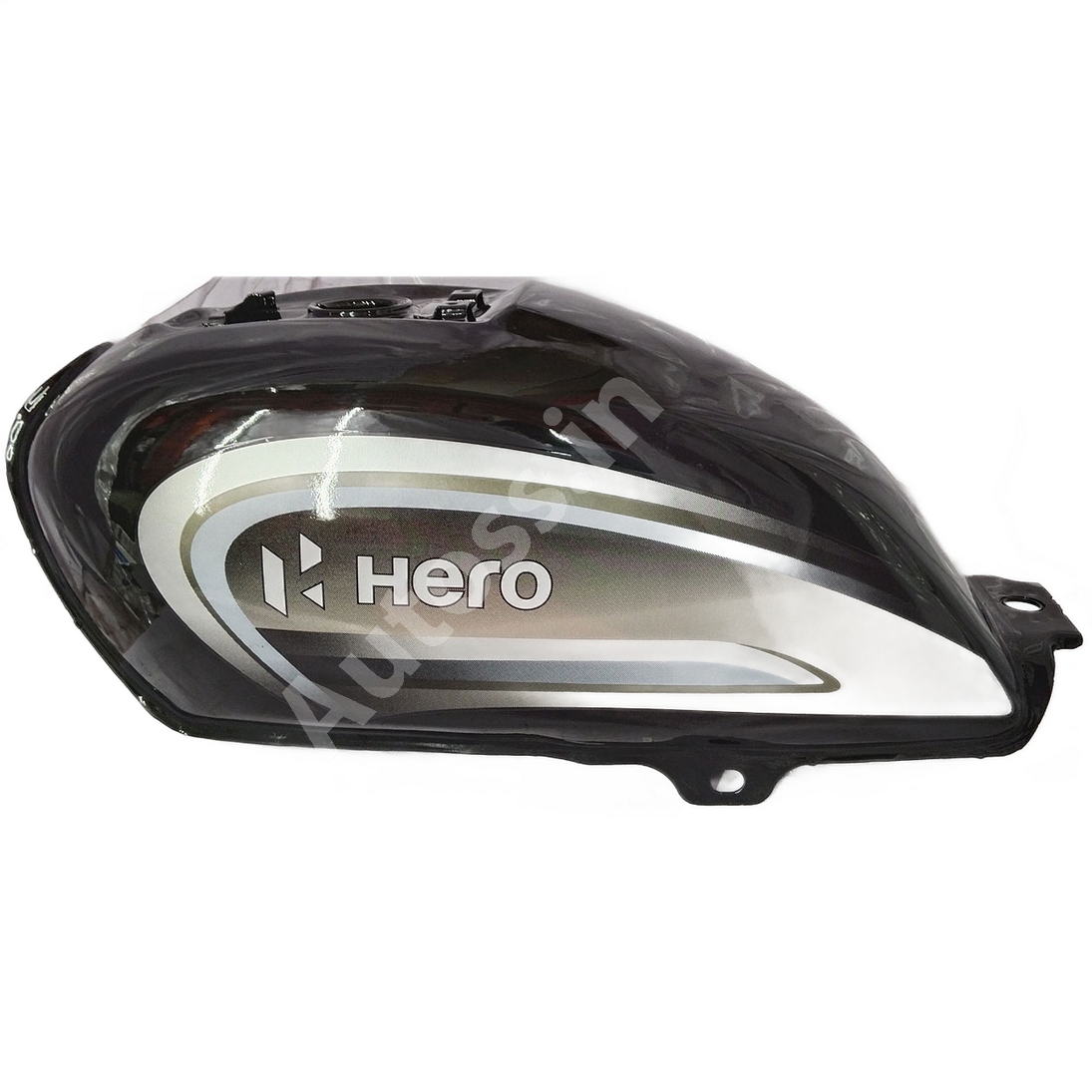 HERO SPLENDOR BS6 Petrol Tank BLACK and GREY