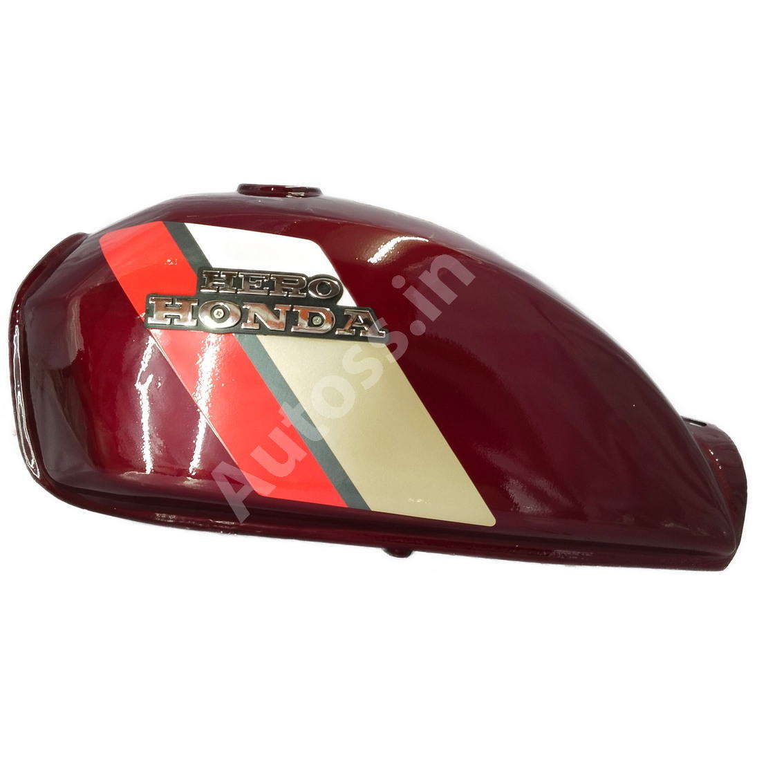 HERO CD SS Petrol Tank WINE RED