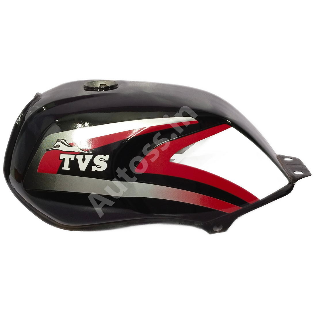 TVS Victor GX Petrol Tank BLACK and RED