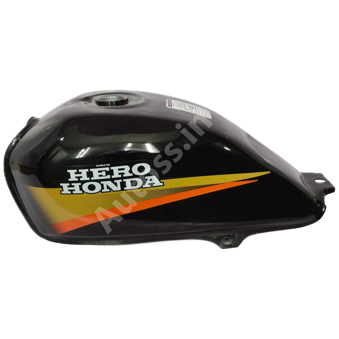 HERO CD Dawn Petrol Tank New Model BLACK and GOLDEN