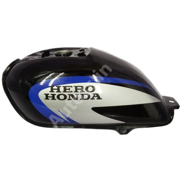 FUEL TANK HERO Splendor Plus BLACK and BLUE