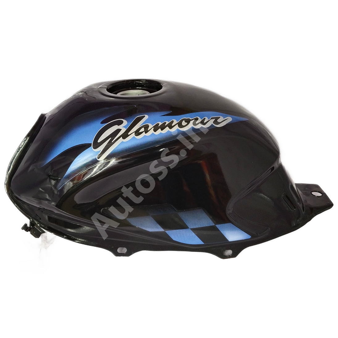 HERO Glamour Petrol Tank Type 2 BLACK and BLUE