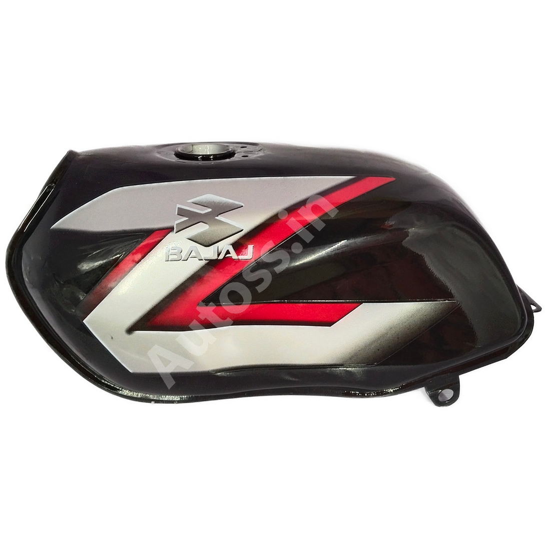 BAJAJ CT Petrol Tank 100 Without Guage Black and Red