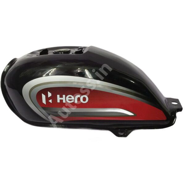 FUEL TANK HERO Splendor BS6 BLACK and RED