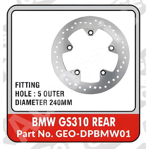 BIKE BRAKE DISC BMW GS310 REAR