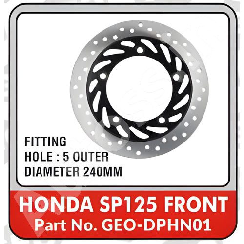 BIKE BRAKE DISC HONDA SP 125 FRONT