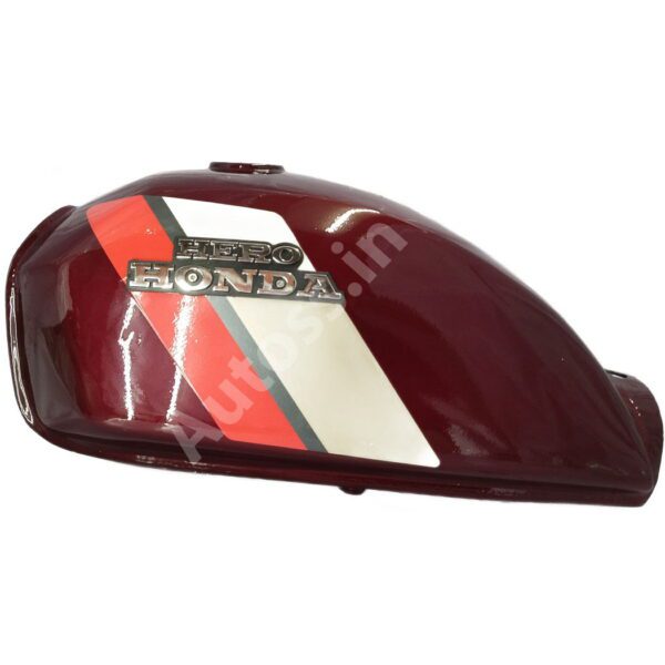 BIKE PETROL TANK HERO HONDA SS (WINE RED) 2