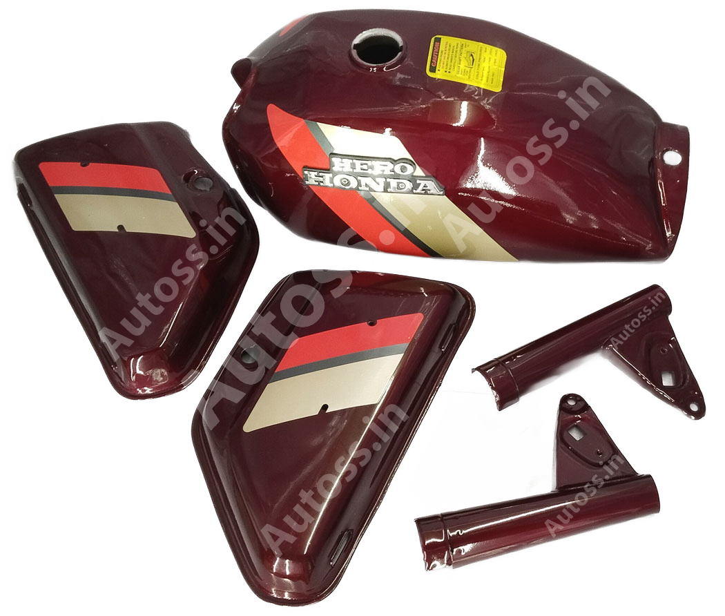 HERO HONDA SS 100 WINE RED