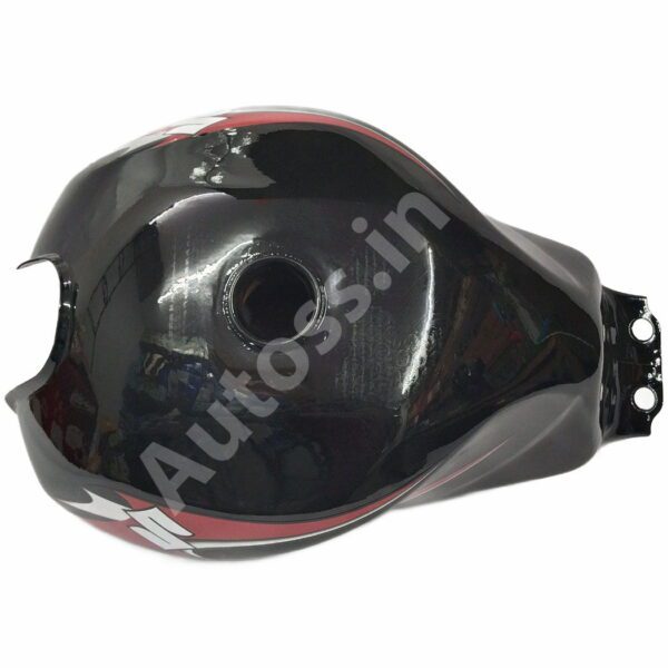 BIKE PETROL TANK SUZUKI HAYATE BLACK RED 1