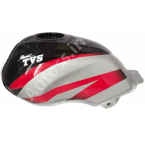 TVS Victor Glx Petrol Tank BLACK RED