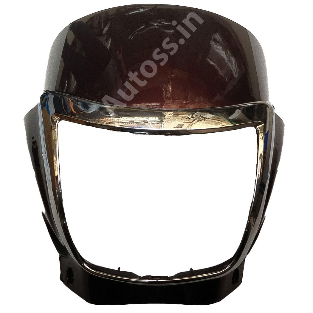 HEAD LIGHT VISOR TVS RADEON PURPLE